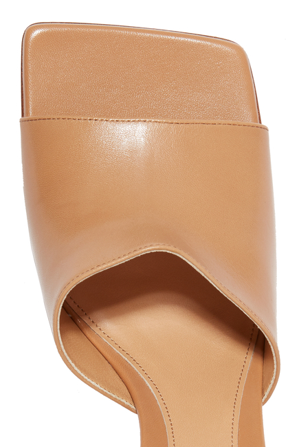 Leather Stretch Sandals